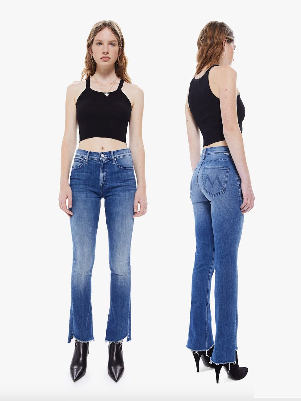 MOTHER The Runaway Step Fray Jeans A Night in Havana 25